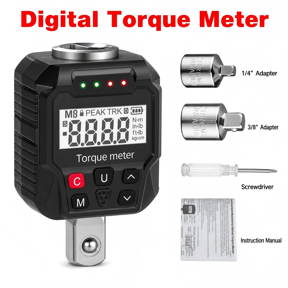 Torque Wrench Digital - 17-340Nm Dijital Tork Anahtarı Adaptörü 1/4