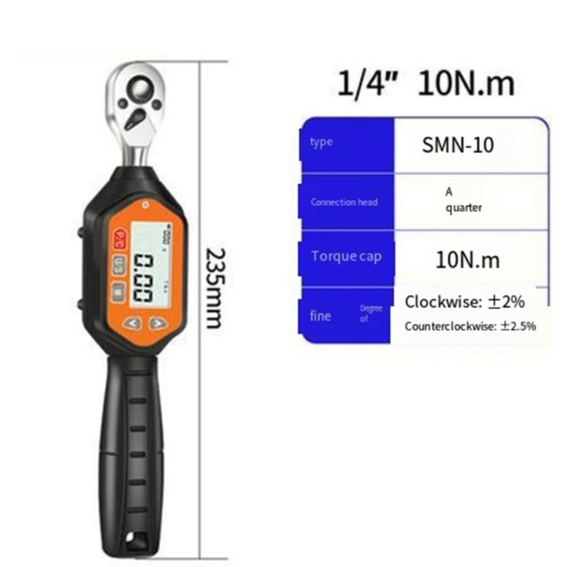 Torque Wrench Digital - T21C Paslanmaz Çelik Otomotiv Vida Sıkma