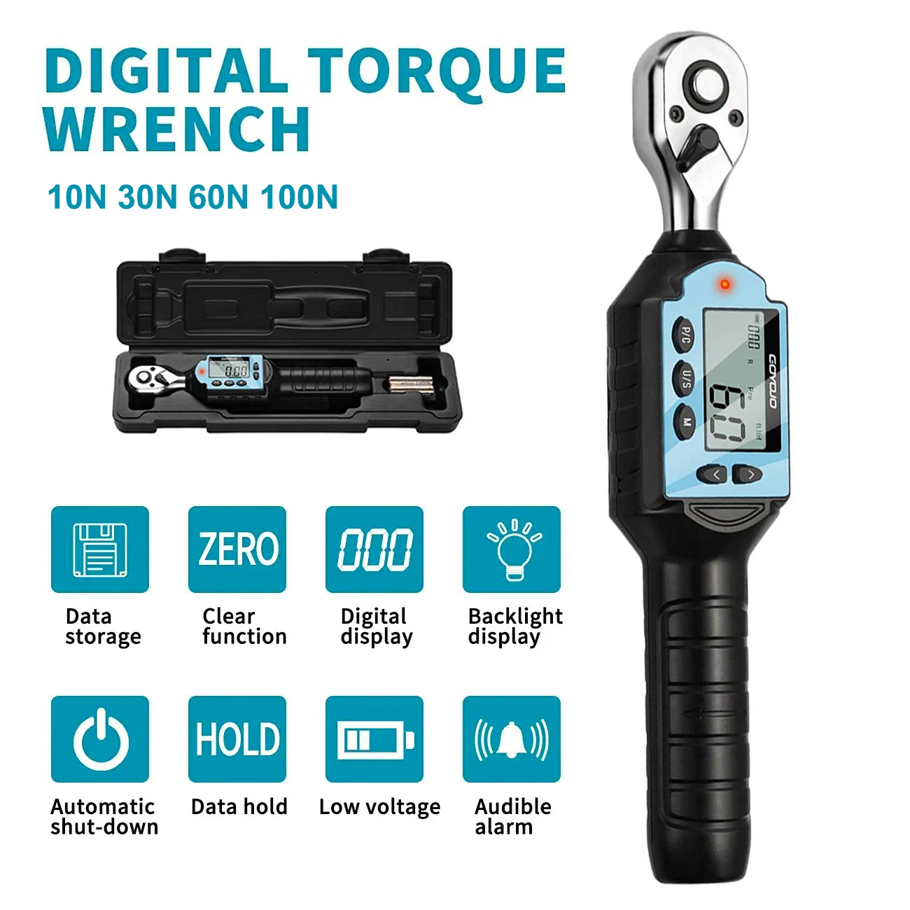 1/2 3/8 1/4 dijital önceden ay - Torque Wrench Digital incelemesi ve fiyatı