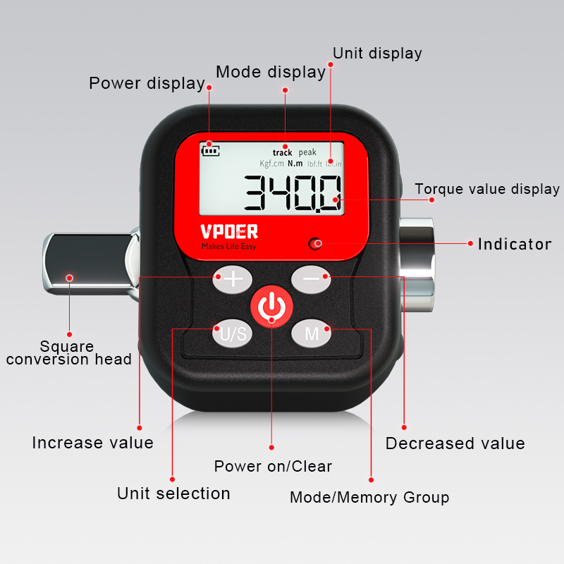 Dijital tork anahtarı adaptörü - Torque Wrench Digital incelemesi ve fiyatı